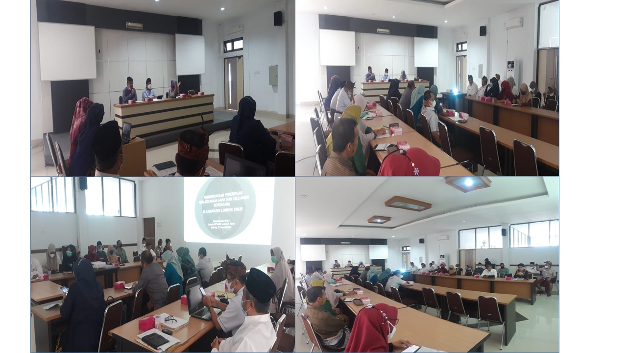 Rapat Koordinasi Kabupaten Layak Anak (KLA) Kabupaten Lombok Timur Tahun 2022